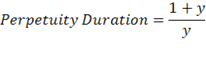 Perpetuity Duration Formula